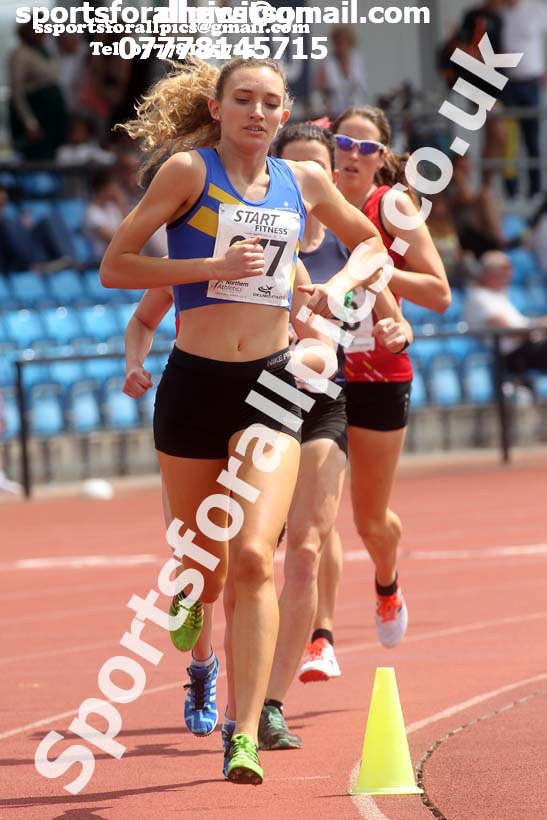 Senior womens 5000 metres, Northern Senior and Under-20s Champs., Sports City, Manchester. Photo: David T. Hewitson/Sports for All Pics